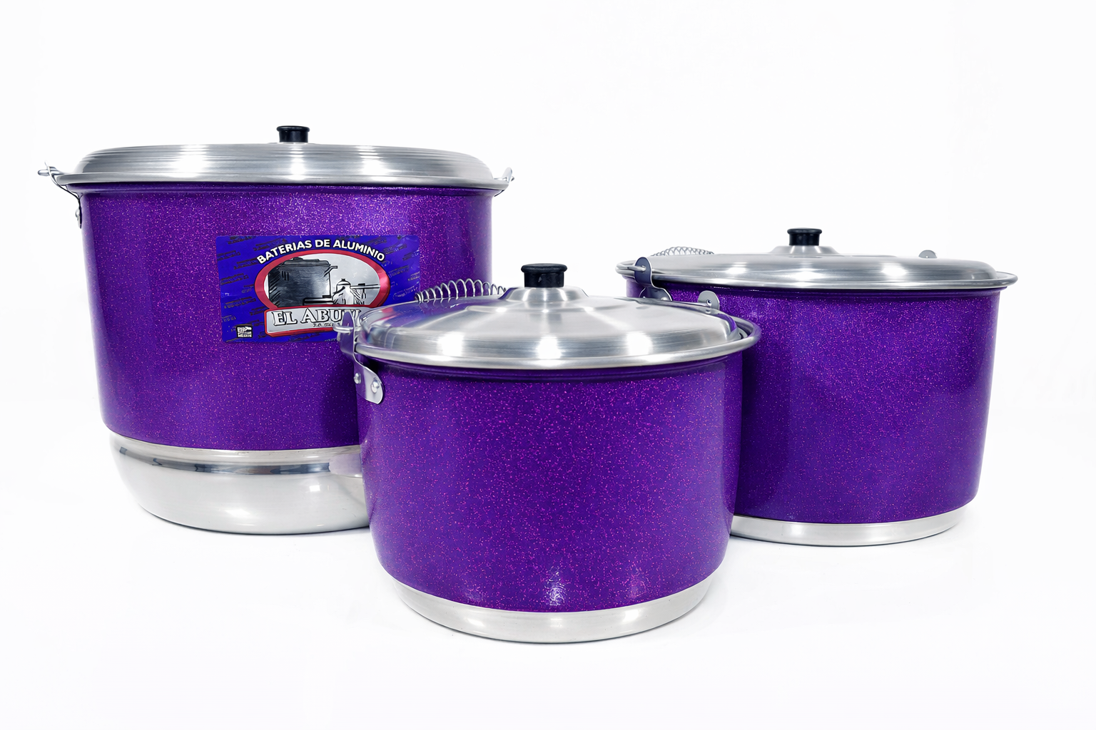 Set de 3 Convexas EL ABUELO – Capacidad, versatilidad y rendimiento en tu cocina