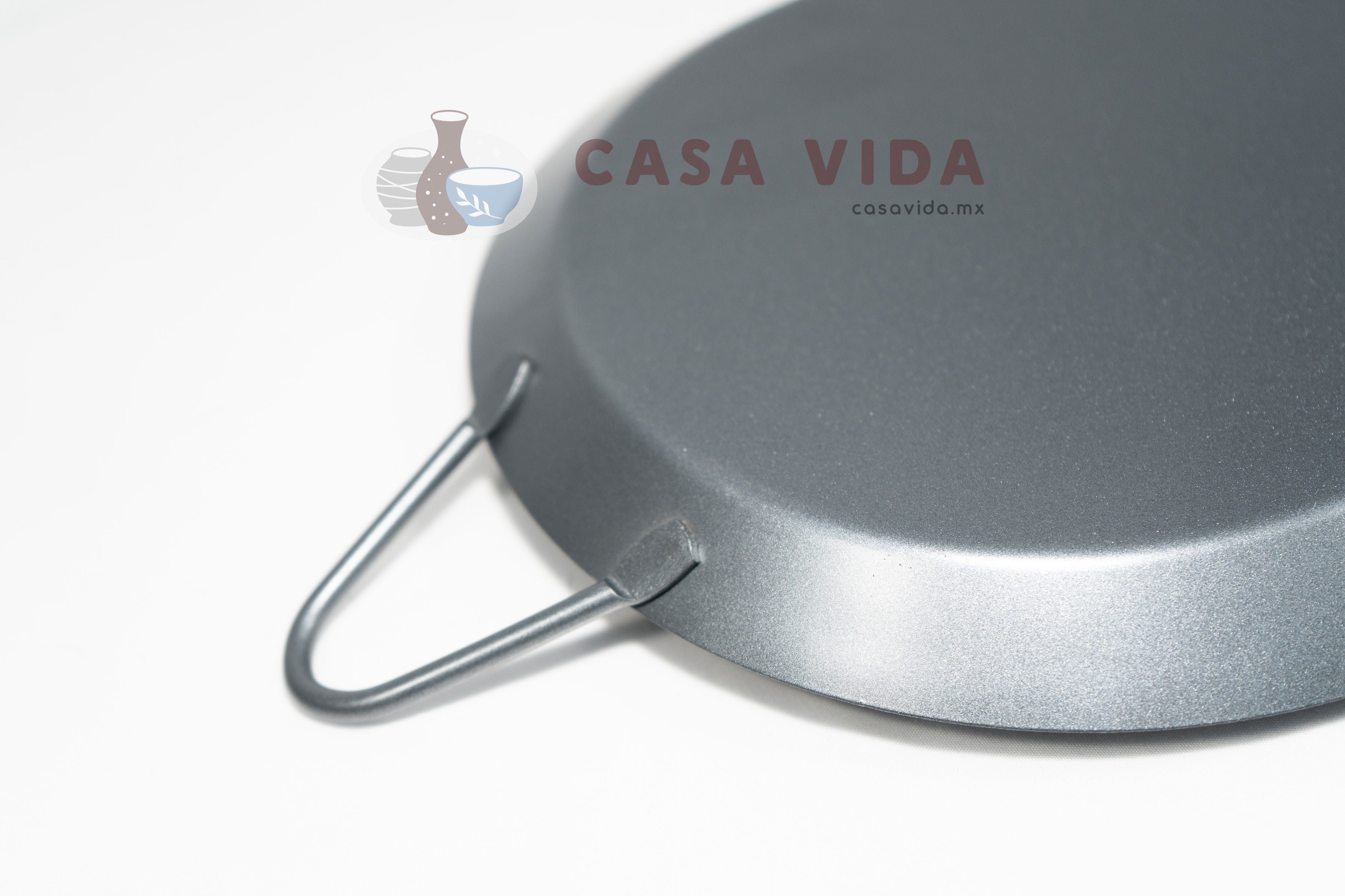 Comal Ovalado 40x21 cm – Antiadherente de Acero al Carbono