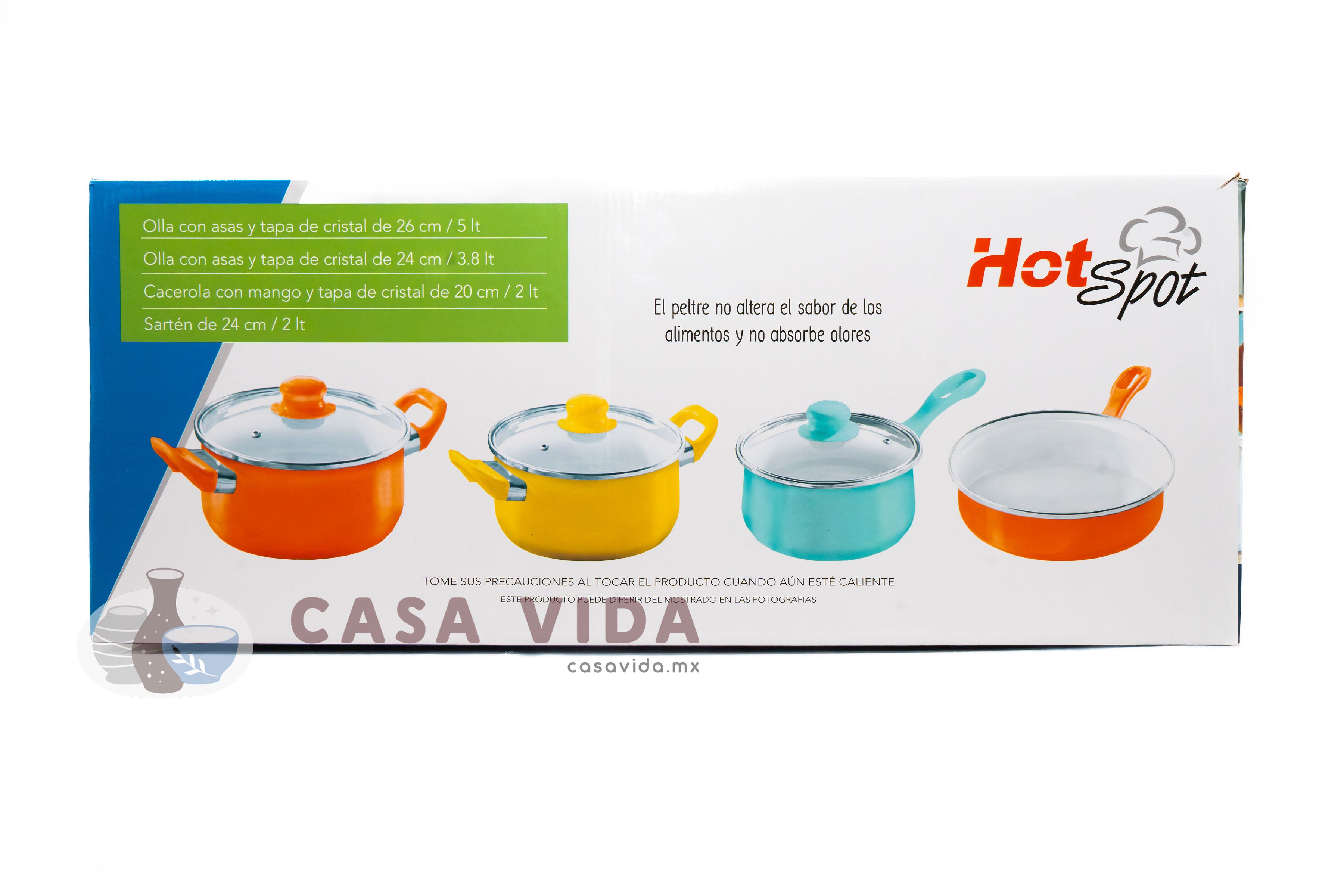 Set de Cocina de Peltre Porcelanizado 7pz – Resistente, Elegante y Hecho para Durar