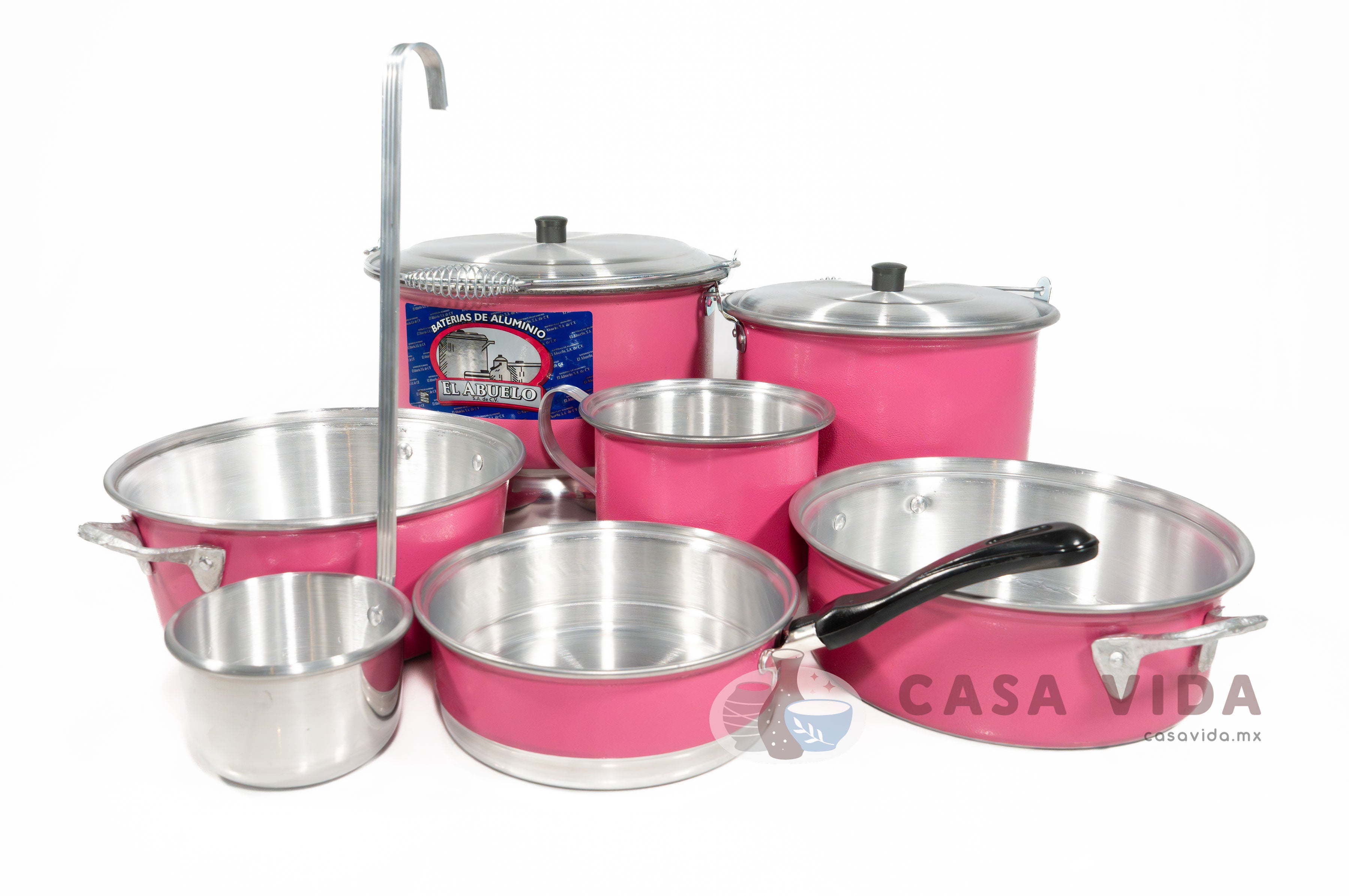 Set de 7 Piezas EL ABUELO – Batería Completa de Aluminio 100%