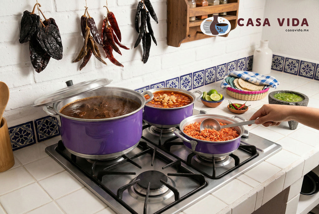 Set de 3 Budineras EL ABUELO – Resistencia y capacidad para cada receta. Tamaños 36, 32 y 28