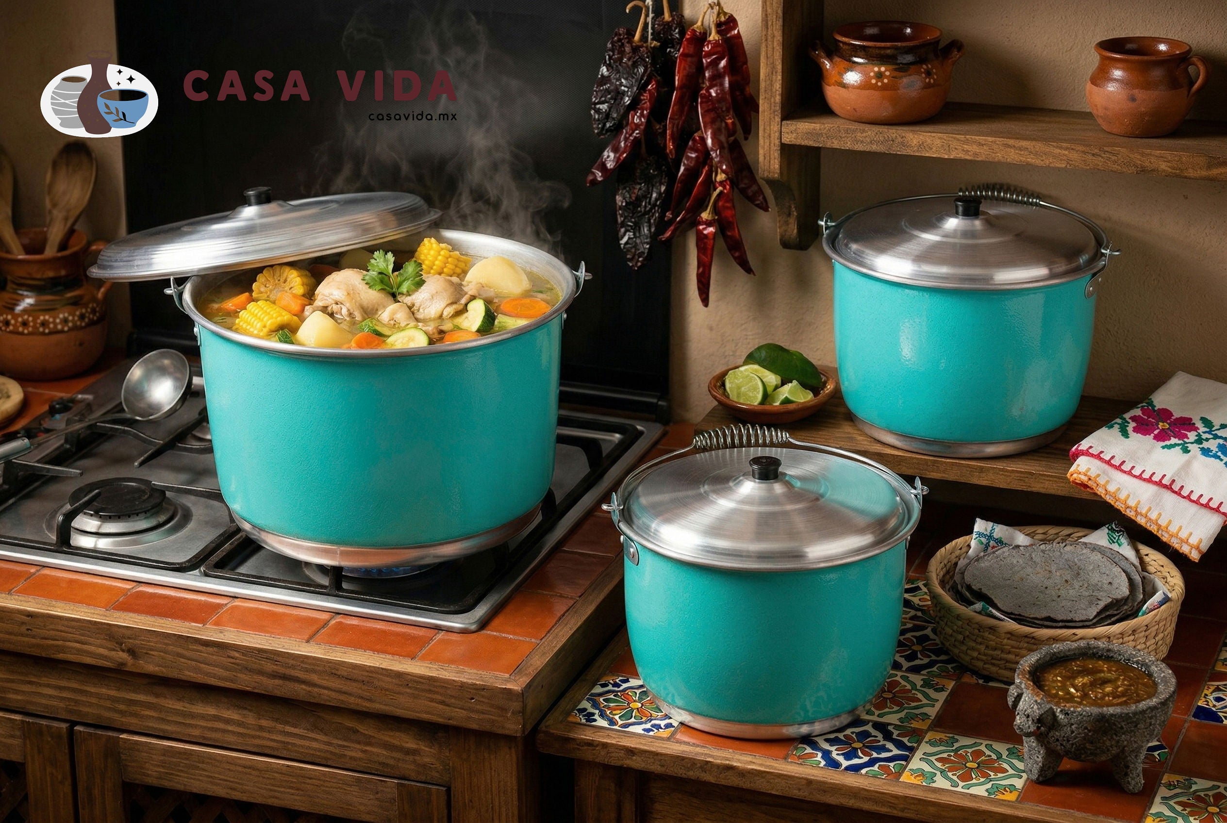 Set de 3 Convexas EL ABUELO – Capacidad, versatilidad y rendimiento en tu cocina