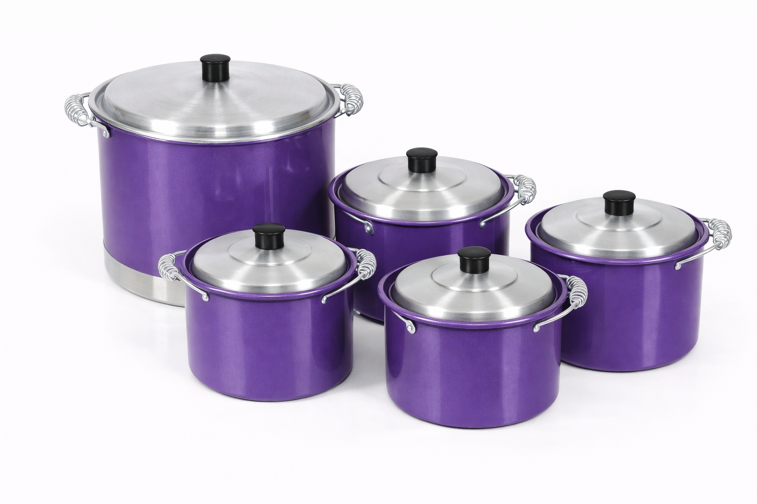Set de 5 Piezas Lecheras EL ABUELO – Calidad y resistencia en cada cocina