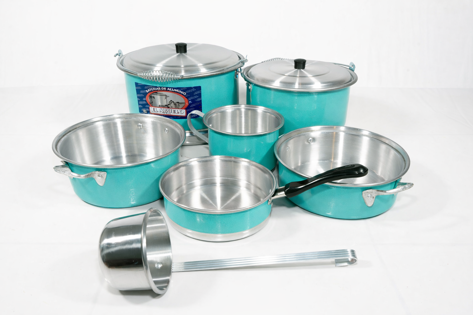 Set de 7 Piezas EL ABUELO – Batería Completa de Aluminio 100%