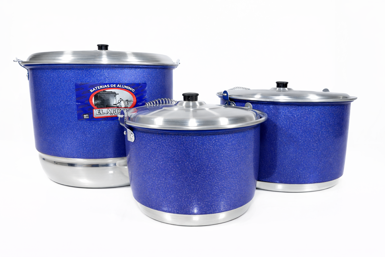 Set de 3 Convexas EL ABUELO – Capacidad, versatilidad y rendimiento en tu cocina