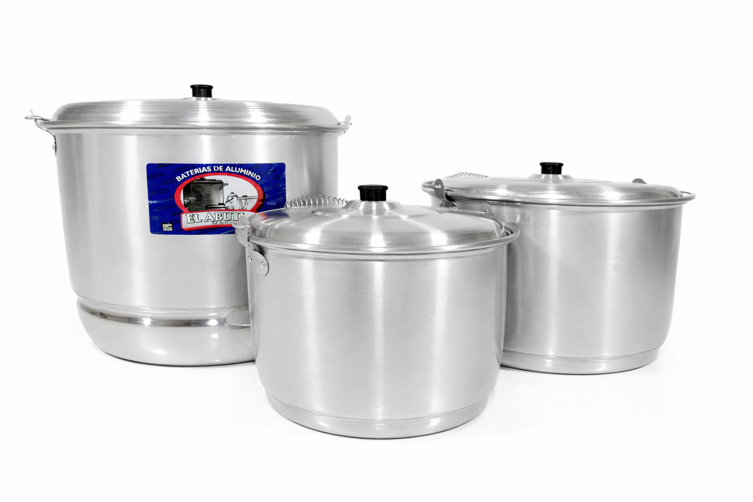 Set de 3 Convexas EL ABUELO – Capacidad, versatilidad y rendimiento en tu cocina