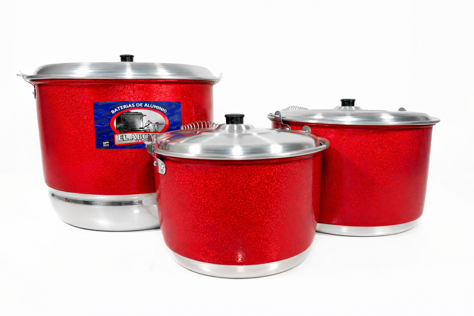 Set de 3 Convexas EL ABUELO – Capacidad, versatilidad y rendimiento en tu cocina